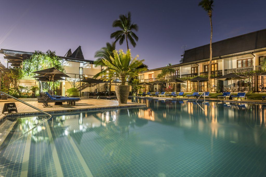 מלון קורולבו The Warwick Fiji מראה חיצוני תמונה The pool at the hotel